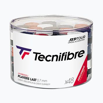 Tecnifibre Players Last Tennisschlägerumschläge 48 Stück schwarz 52ATPLAS48