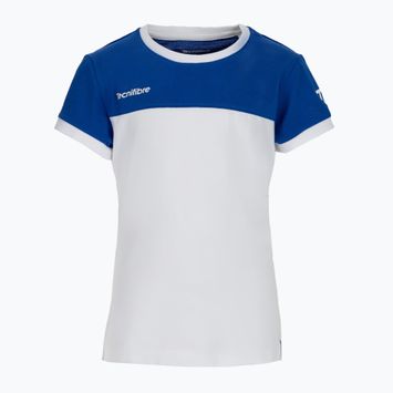 Tecnifibre Stretch weiß und blau Kinder-Tennisshirt 22LAF1 F1