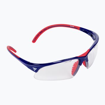 Tecnifibre Squash-Schutzbrille blau/rot 54SQGLRE21