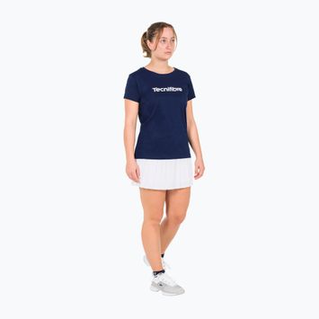 Damen Tennis-Shirt Tecnifibre Team Cotton Tee navy blau 22WCOTEM34