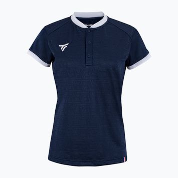 Damen Tennis-Poloshirt Tecnifibre Team Mesh navy blau 22WMEPOM31