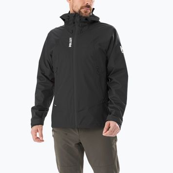 Herren Regenjacke Millet Fitz Roy schwarz/noir