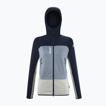 Millet Frauen Fusion Grid Hoodie nebliger Tau/Saphir Sweatshirt