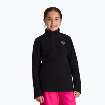 Rossignol Girl Fleece Kinder Skisweatshirt schwarz