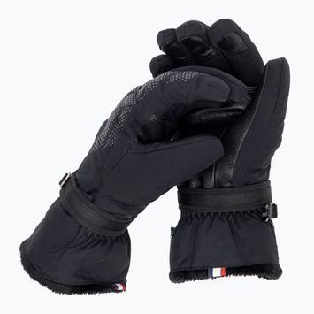 Damen-Skihandschuh Rossignol Romy Impr G schwarz