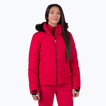 Skijacke Damen Rossignol Staci Pearly Jkt ruby red