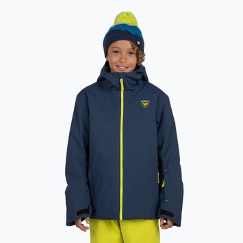 Skijacke Kinder Rossignol Jr Strawpile dark navy