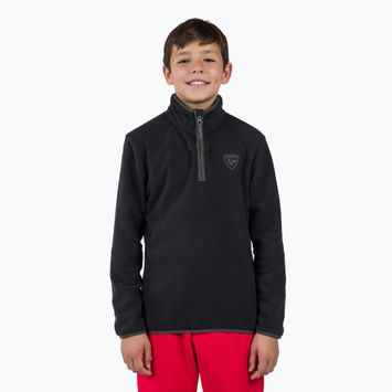 Sweatshrit Hoodie Kinder Rossignol Jr Strawpile Fleece Fz black