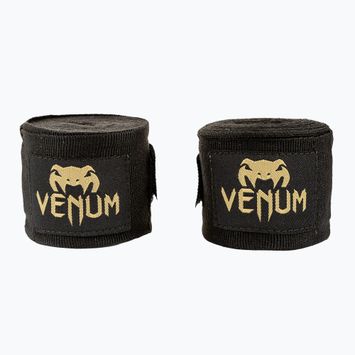 Venum Kontact 450 cm schwarz/goldene Boxbandagen