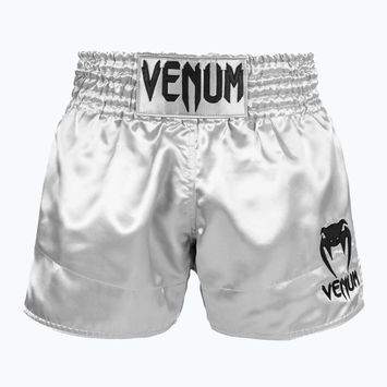 Herren Venum Classic Muay Thai Shorts schwarz und silber 03813-451
