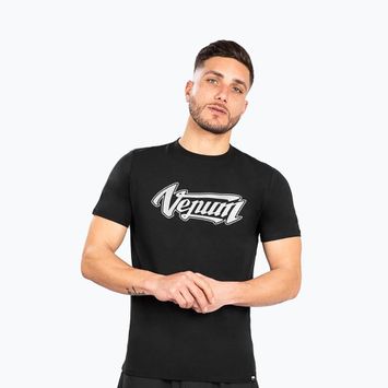 Herren Venum Absolute 2.0 Adjusted Fit schwarz/silbernes T-shirt