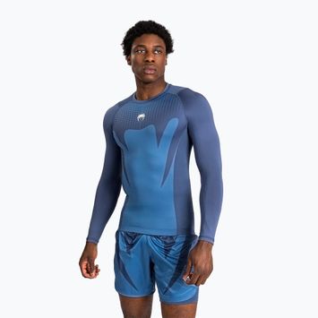 Trainings Longsleeve Herren Venum Attack Rashguard navy blue