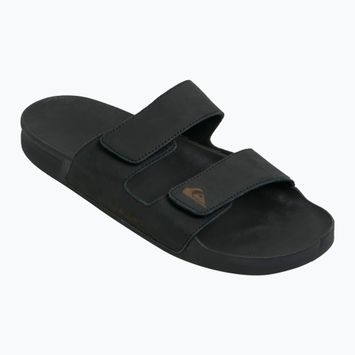 Quiksilver Herren Rivi Leder Double Adjust flip-flops schwarz 1