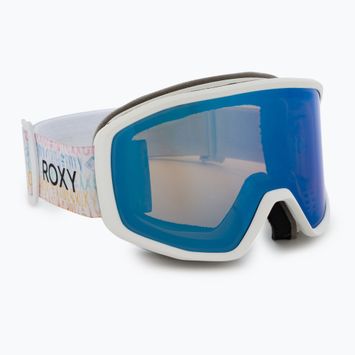 Damen Snowboardbrille ROXY Izzy sapin weiß/blau ml