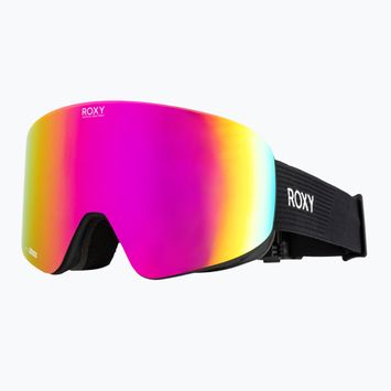 Damen Snowboardbrille ROXY Fellin Color Luxe schwarz/clux ml hell lila