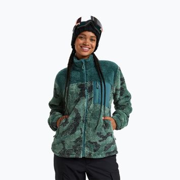 Sweatshirt Hoodie Damen ROXY Alabama Full Zip Printed lily pad sketch book