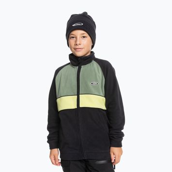 Snowboard Sweatshirt Hoodie  Kinder Quiksilver Explore Fleece true black