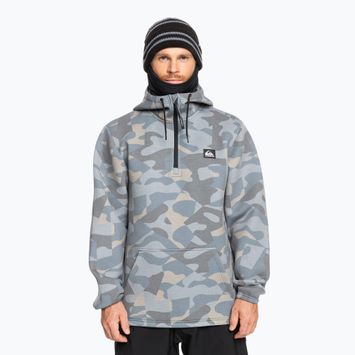 Snowboard Hoodie  Herren Quiksilver Shredder Hoodie puzzle camo ice flow