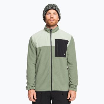 Snowboard Sweatshirt Hoodie  Herren Quiksilver Aker Full Zip Fleece sea spray
