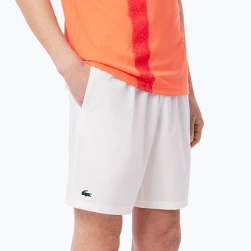 Tennis Shorts Herren Lacoste GH7413 white/mango tree red