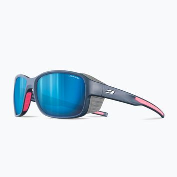 Julbo Monterosa 2 Polarized 3Cf dunkelblau/rosa/weiß Sonnenbrille