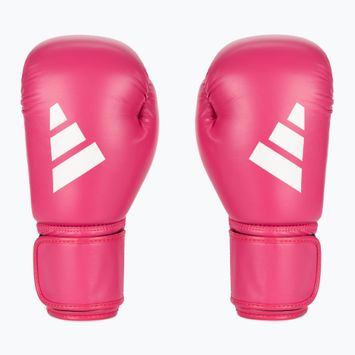 adidas Speed 50 rosa/weiße Boxhandschuhe