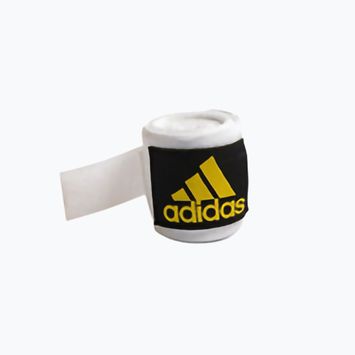 Adidas Boxbandagen 255 cm weiß/gelb