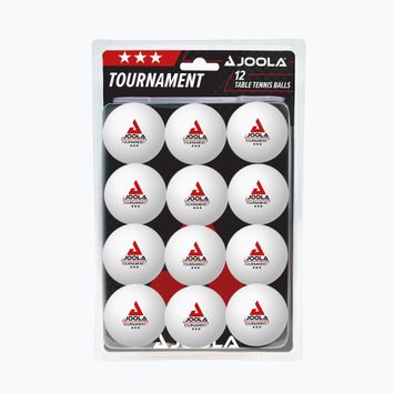 JOOLA Tournament Tischtennisbälle 40+ 12 Stück weiß