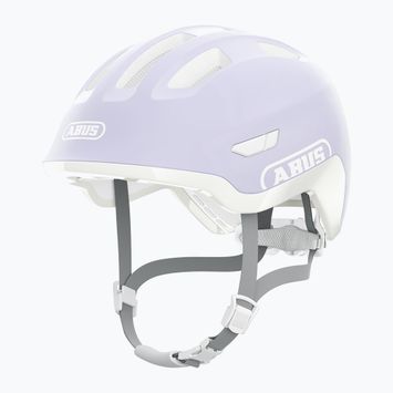 Fahrradhelm Kinder ABUS Smiley 3.0 ACE LED pure lavender