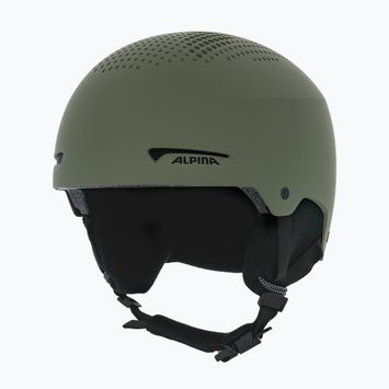 Skihelm Alpina Arber olive matt