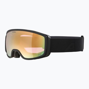 Skibrille Alpina Bivio QV black matt/ gold