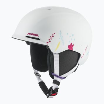 Skihelm Kinder Alpina Brix white/ graphic matt