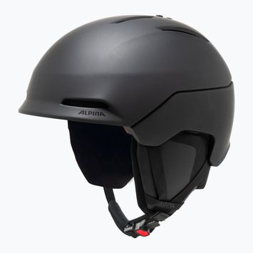 Skihelm Alpina Nax black matte