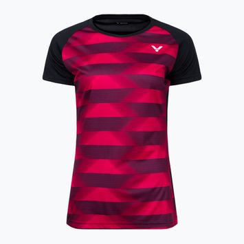 Damen-Tennisshirt VICTOR T-34102 CD rot/schwarz