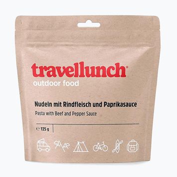 Gefriergetrocknete Lebensmittel travellunch Paste in Pfeffersauce mit Rindfleisch 125 g