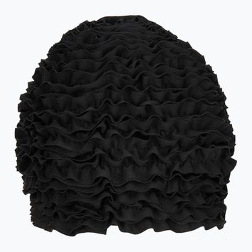 Schwimmkappe Damen Fashy Exclusive Frill black