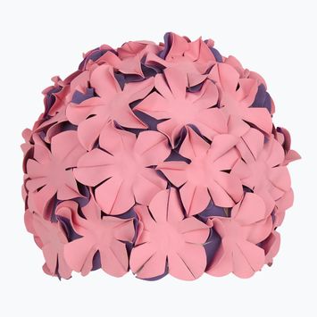Schwimmkappe Damen Fashy Flowers rose / purple