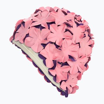 Schwimmkappe Damen Fashy Flowers rose / purple