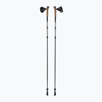 Nordic Walking Stöcke LEKI Spin schwarz-silber 65326161