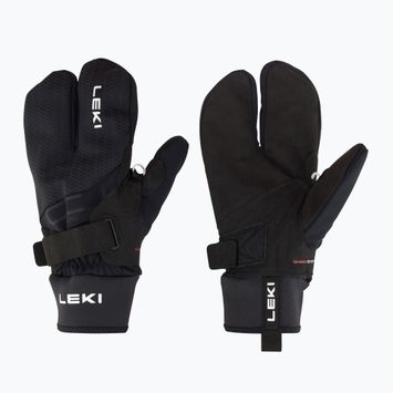 Skihandschuhe LEKI CC Thermo Shark Lobster (2+2) black
