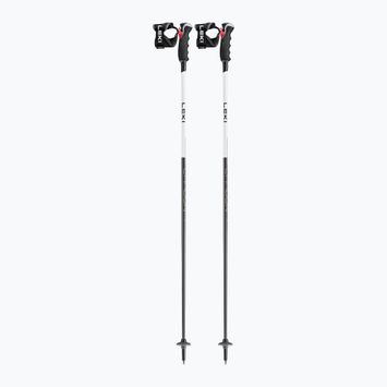 Skistöcke Damen LEKI Carbon 14 3D natural carbon/ white/ gold