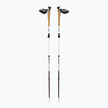 Trekkingstöcke LEKI Cross Trail FX Superlite Compact white/mint/black