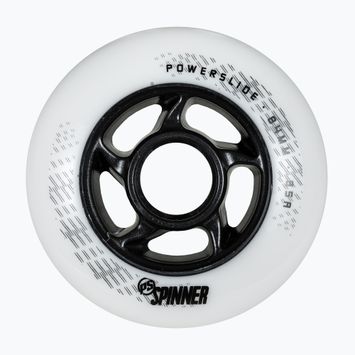 Powerslide Spinner 84mm/88A Rollerblade Rollen 4 Stück weiß 905324