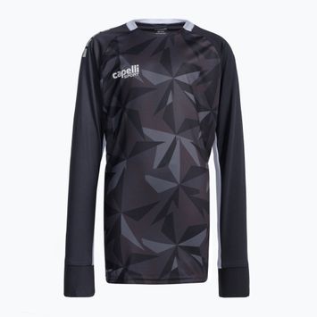 Capelli Pitch Star Torwart Kinder Fußballtrikot schwarz/weiß