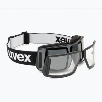 Skibrille UVEX MTN Tour black matt/mirror silver