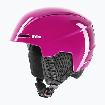 Skihelm Kinder UVEX Viti Pure berry shiny