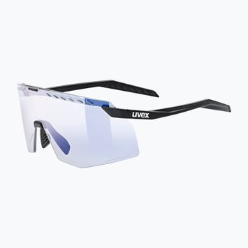 UVEX Pace Stage V schwarz matt/verspiegelt blau Sonnenbrille