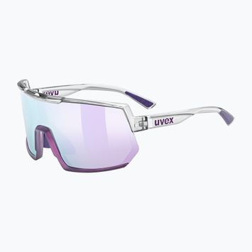 UVEX Sportstyle 235 Sonnenbrille klar/metallisch lila/verspiegelt lavendel
