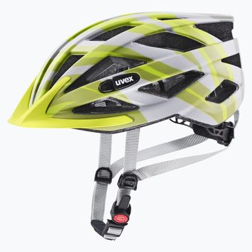 Fahrradhelm UVEX Air Wing CC grau / lime matt