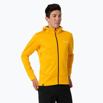 Sweatshrit Hoodie Trekking Herren Salewa Puez PL Hooded gold